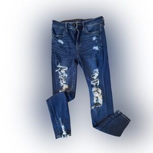 American Eagle Dark Blue Denim Pants